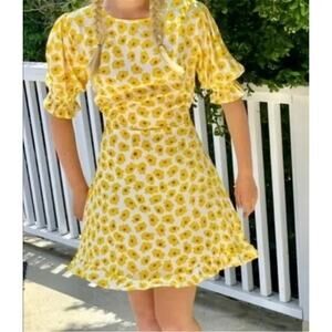 Faithfull the Brand Florence Mini Dress Constance Marigold
